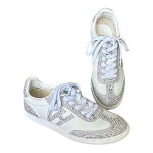 Vintage Havana White and Silver Sneakers